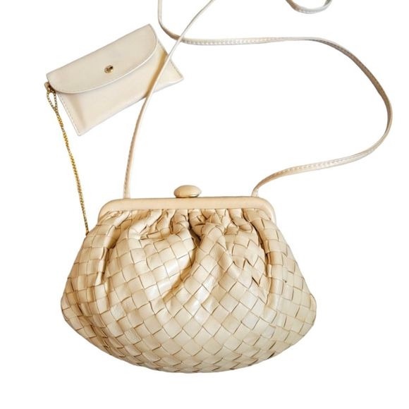 Bottega Veneta Handbags - Bottega Veneta Small Intrecciato Crossbody Bag with mirror